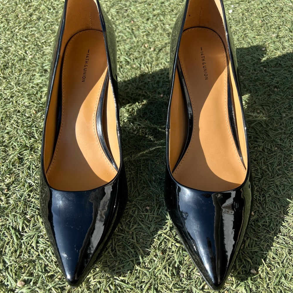 Black 14th & Union heels